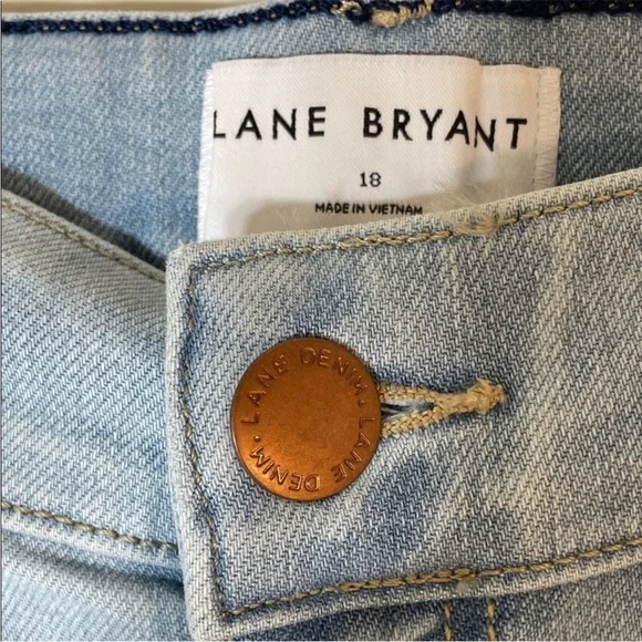 LaneBryant BodyIcon Flex Magic Waistband Curvy Fit Highrise Flare Jeans. 18. NWT - Picture 4 of 12